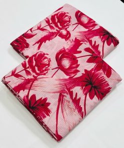 "Women’s Summer Lawn Suit – Unstitched Cotton Fabric for Warm Weather"