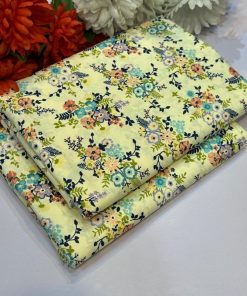 "Summer Cotton 2-Piece Unstitched Suit – Women’s Sale Offer"