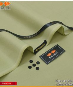 "Khaadi Unstitched Cotton Fabric – Elegant Men’s Suit"