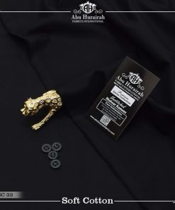 "Men’s Cotton Suit – Abu Hurairah Unstitched Collection on Discount"