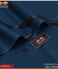 "Khaadi Men’s Cotton Suit – Casual Unstitched Daily Wear"