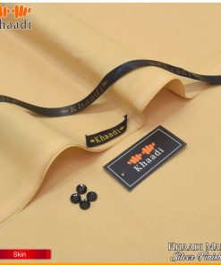 "Soft Touch Khaadi Cotton Suit – Unstitched Fabric for Men’s Comfort"