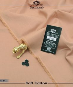 "Abu Hurairah Summer Cotton Suit – Unstitched Men’s Fabric Deal"