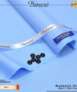 "Bareeze Cotton Fabric – Men’s Unstitched Suit for Casual & Formal"