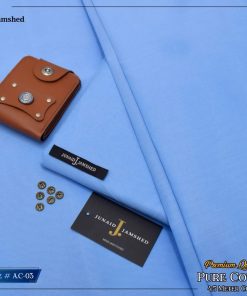 "Junaid Jamshed Hard Cotton Men’s Suit – Elegant Unstitched Fabric"