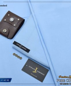 "Junaid Jamshed Men’s Suit – Hard Cotton Unstitched Edition"