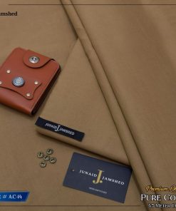 "J. Hard Cotton Suit for Men – Unstitched Crisp Fabric"