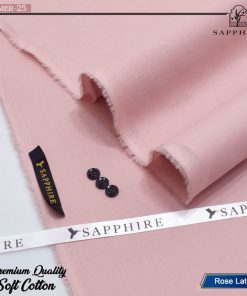 "Sapphire Unstitched Cotton Fabric – Classic Suit for Men"