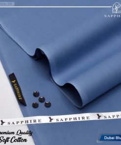 "Sapphire Signature Cotton Suit – Unstitched and Comfortable for Men" 22