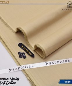 "Men’s Summer Suit by Sapphire – Lightweight Cotton Unstitched"