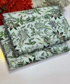 "Women’s Cotton 2-Piece Suit – Unstitched Fabric for Summer Sale"