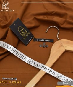 "Sapphire Easy Care Suit for Men – Wash and Wear Fabric Unstitched"