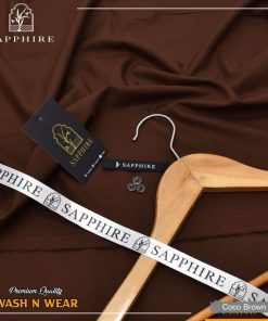 "Sapphire Casual Wear Suit – Unstitched Wash and Wear Fabric"