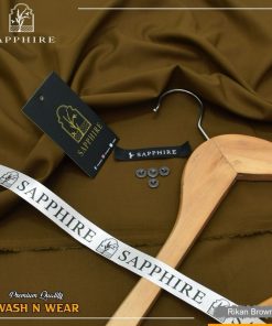 "Men’s Wash and Wear Suit by Sapphire – Unstitched Edition"