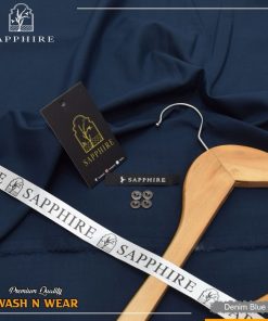 "Sapphire Men’s Stylish Suit – Wash and Wear Unstitched Edition"