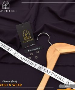 "Sapphire Wash and Wear Men’s Suit – Unstitched for Smart Dressing"