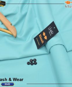 "Khaadi Men’s Wash and Wear Suit – Unstitched Comfortable Fabric"