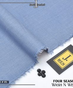 "All Season J. Unstitched Suit for Men – Easy Care Wash & Wear"