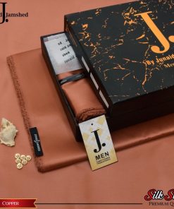 "Satin Cotton Unstitched Suit for Men – J. Chamak Fabric Special"