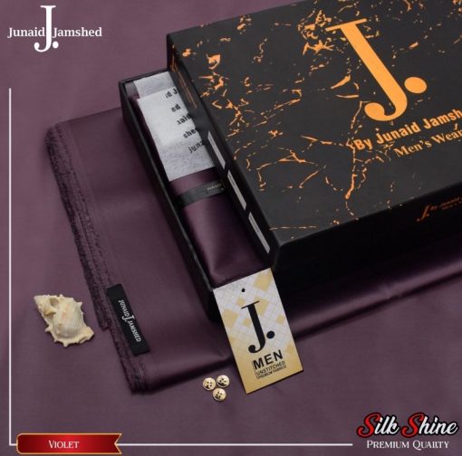 "Unstitched Satin Cotton Chamak Suit for Men by J. – Buy Online"