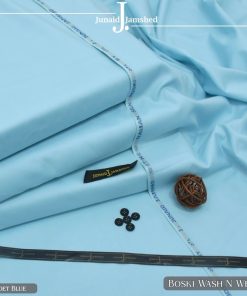 "Men’s Premium Boski Suit by Junaid Jamshed – Unstitched and On Sale"