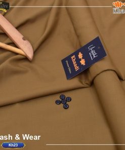 "Khaadi Wash & Wear Fabric – Men’s Unstitched Suit for Daily Wear"