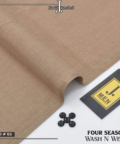 "Buy J. Unstitched Wash and Wear Suit – All Season Men’s Fabric"