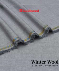 "Men’s Unstitched Wool Suit by Gul Ahmed – Winter Essentials"