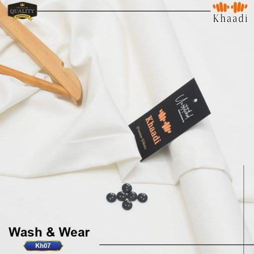 "Khaadi Unstitched Men’s Suit – Summer Washable Fabric Collection"