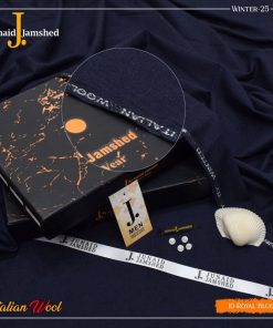 "Men’s Unstitched Wool Suit by J. – Elegant Winter Wear"