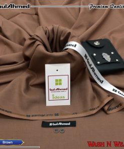 "Elegant Men’s Unstitched Suit – Gul Ahmed Washable Fabric"