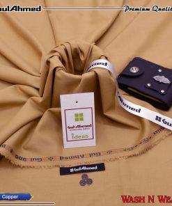 "Buy Gul Ahmed Men’s Wash and Wear Fabric – Unstitched Style"