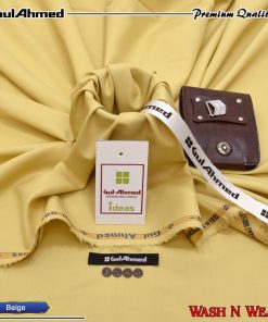 "Gul Ahmed Men’s Summer Suit – Wash and Wear Unstitched Edition"