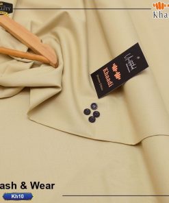 "Premium Finish Unstitched Suit for Men – Khaadi Wash and Wear"