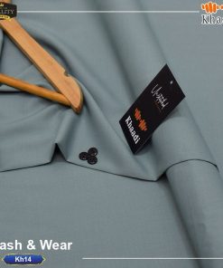 "Khaadi Easy Iron Suit – Men’s Wash and Wear Unstitched Style"