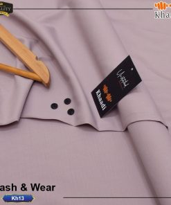 "Smooth Texture Wash & Wear Suit – Khaadi Men's Unstitched Fabric"