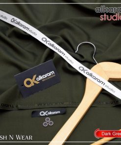 "Alkaram Tailor-Friendly Suit for Men – Wash and Wear Unstitched Fabric"