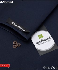 "Paper Cotton Unstitched Suit for Men – Gul Ahmed Premium Edition"