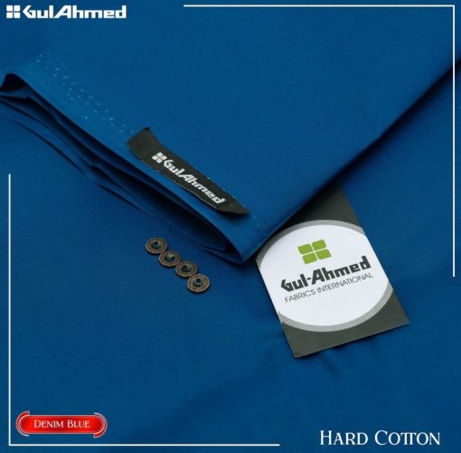 "Crisp Finish Men’s Suit – Gul Ahmed Paper Cotton Unstitched Fabric"