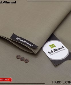 "Hard Cotton Men’s Suit – Gul Ahmed Unstitched Formal Look"