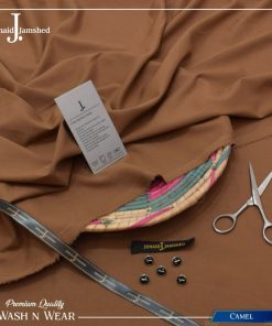 "Summer Ready Men’s Suit – J. Unstitched Wash & Wear Fabric"