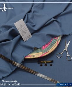 "J. Unstitched Wash & Wear Suit – Lightweight Summer Fabric for Men"