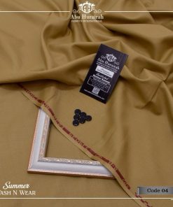 "Abu Hurairah Wash and Wear Suit for Men – Unstitched Fabric"