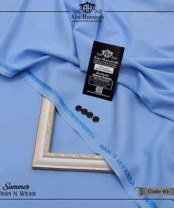 "Abu Hurairah Unstitched Suit – Soft Wash and Wear Men’s Fabric"