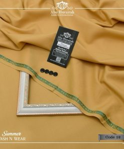 "Abu Hurairah Men’s Suit – Wrinkle-Free Unstitched Wash and Wear"