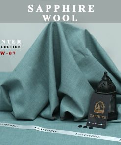 "Sapphire Wool Unstitched Suit for Men – Winter Fabric"