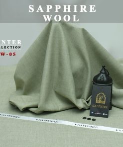 "Sapphire Wool Fabric – Men’s Unstitched Winter Suit Style"