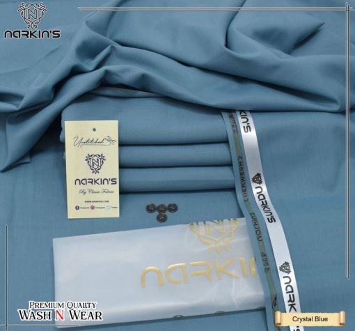 Narkin Haris Winter Unstitched Suit – Smooth Wash and Wear Fabric for Men in Pakistan