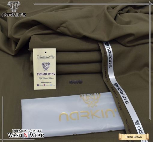 Narkin Aayan Winter Wash and Wear Unstitched Fabric for Men – Soft & Stylish