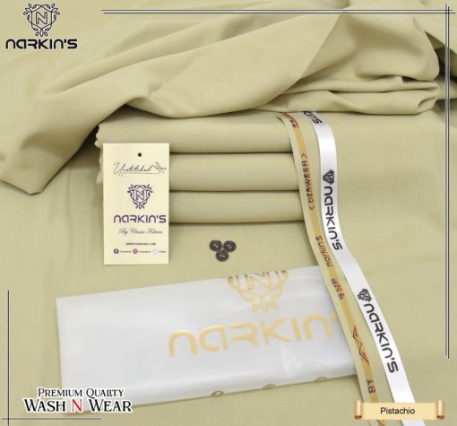 Narkin Sameer Unstitched Winter Wash and Wear Fabric – Soft & Durable Fabric for Men